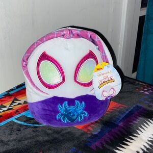 Squishmallows Spider Hero Plush - Pink, Purple, White